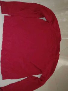 Red Knit Sweater