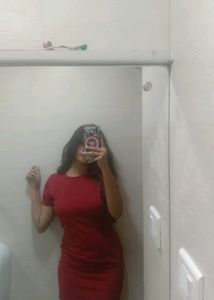 Maroon Mid party dress