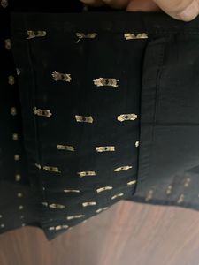 AHIKA Party Wear Elegant Black Kurta