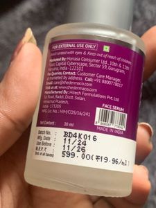 The Derma Co. Pore Minimizing Face Serum