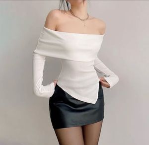 Off-Shoulder Long Sleeve Top