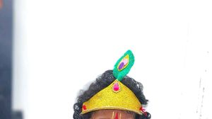 Handmade Krishna Crown Set