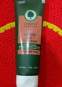 Organic Harvest 6 In 1 Face Wash