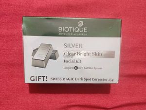 😍Biotique Silver Clear Bright Skin Facial Kit..😍