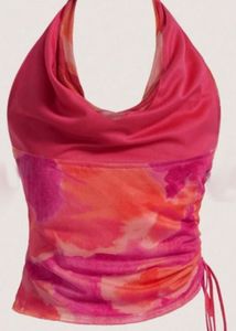 Tie-Dye Halter Top