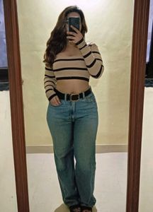 Striped Crop Top