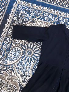 Elegant  Black Colour Maxi Dress