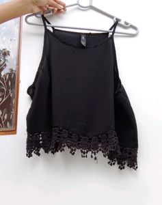Black Crop Top