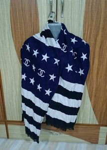 Chanel Designer Scarf - Stars & Stripes
