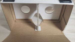 Google Cardboard, A Cardboard VR Headset.