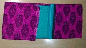 Unstitched Dress Material Of Top, Bottom &amp; Dupatta