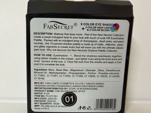 Fabsecret Eyeshadow Palette