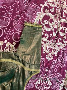 Elegant Yellow &amp; Green Saree