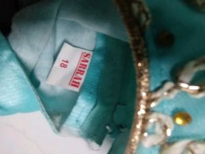 Cute Aqua Blue Flower Girl Dress