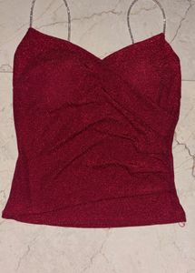 Red Sparkle Cami Top