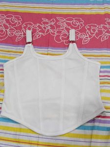 White Corset Top