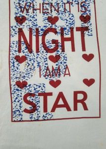 Cute Graphic Tee knee length nightdress
