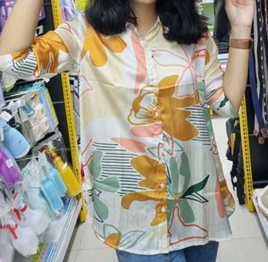 Patterned Silk Shirt