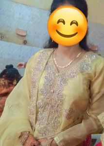 Golden Colour Gharara Set