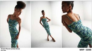 Green Floral Dress