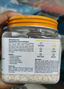 Dr. Rashel Rice Water Scrub