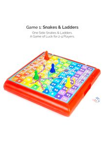 Classic Games 5 In 1 Chess,Ludo, Snake And Ladder