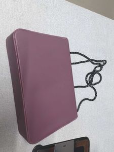 Chic Mauve Chain Pouch