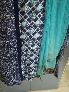 Blue And Dark Kurti