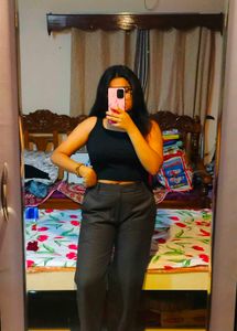 Brown Formal  Pants