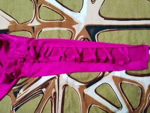 Pink Top with Cutout Sleeves