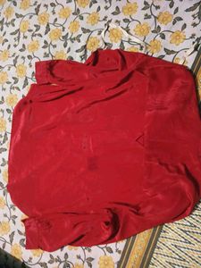 Red Party Wear Shirt