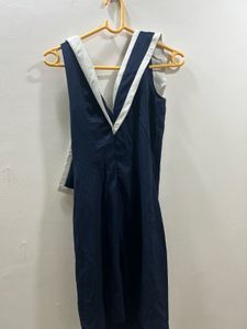 Chic Navy &amp; White Dress