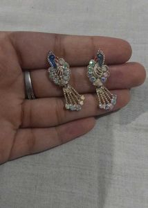 Peacock Drop Earrings