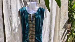 SEXIEST EMERALD GREEN RUCHED BODYCON