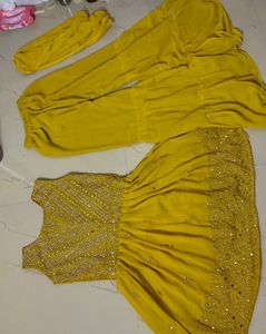 Elegant Yellow Kurta Set✨💕