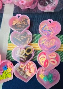 Heart Shape Hair Clips Srt
