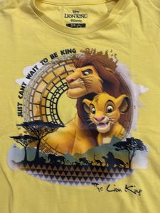 Kids Lion King Graphic T-shirt Yellow