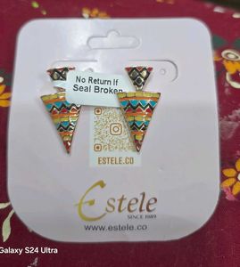 Estelle Geometric Dangle Earrings