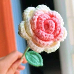 Handmade Crochet Rose Bouquet