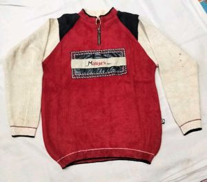 Vintage &#39;Mouser&#39; Quarter-Zip Sweater
