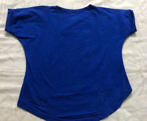 BLUE T-SHIRT TOP