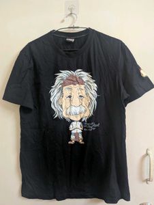 Einstein Caricature Graphic Tee