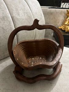 Vintage wooden Fruit Basket