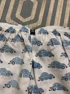 Cute Car Print Pajama Set