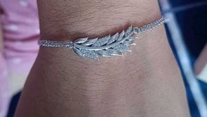 2 Real Silver Bracelets With 925 Hallmark
