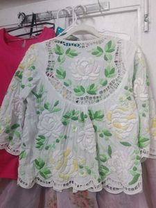 Embroidered Floral Blouse