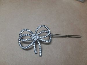 Cute Crystal Bow Hair Clip