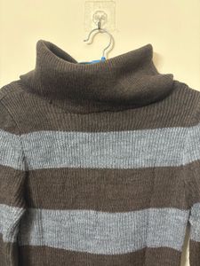 Turtle Neck Tunic Sweater