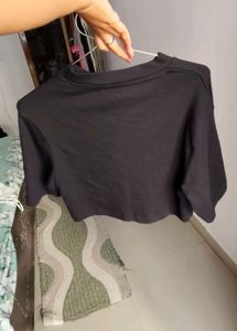 Black Crop Top