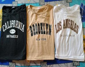 Trendy City Graphic Tees - Set of 3